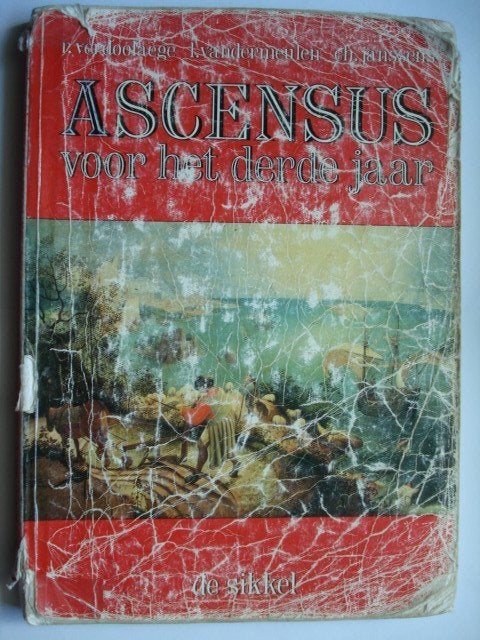 Ascensus voor het derde jaar. 1993 Verdoolaege Vandermeulen, Boeken, Schoolboeken, Gelezen, Verzenden, Raymond Verdoolaege, L. Vandermeulen, Ch. Janssens