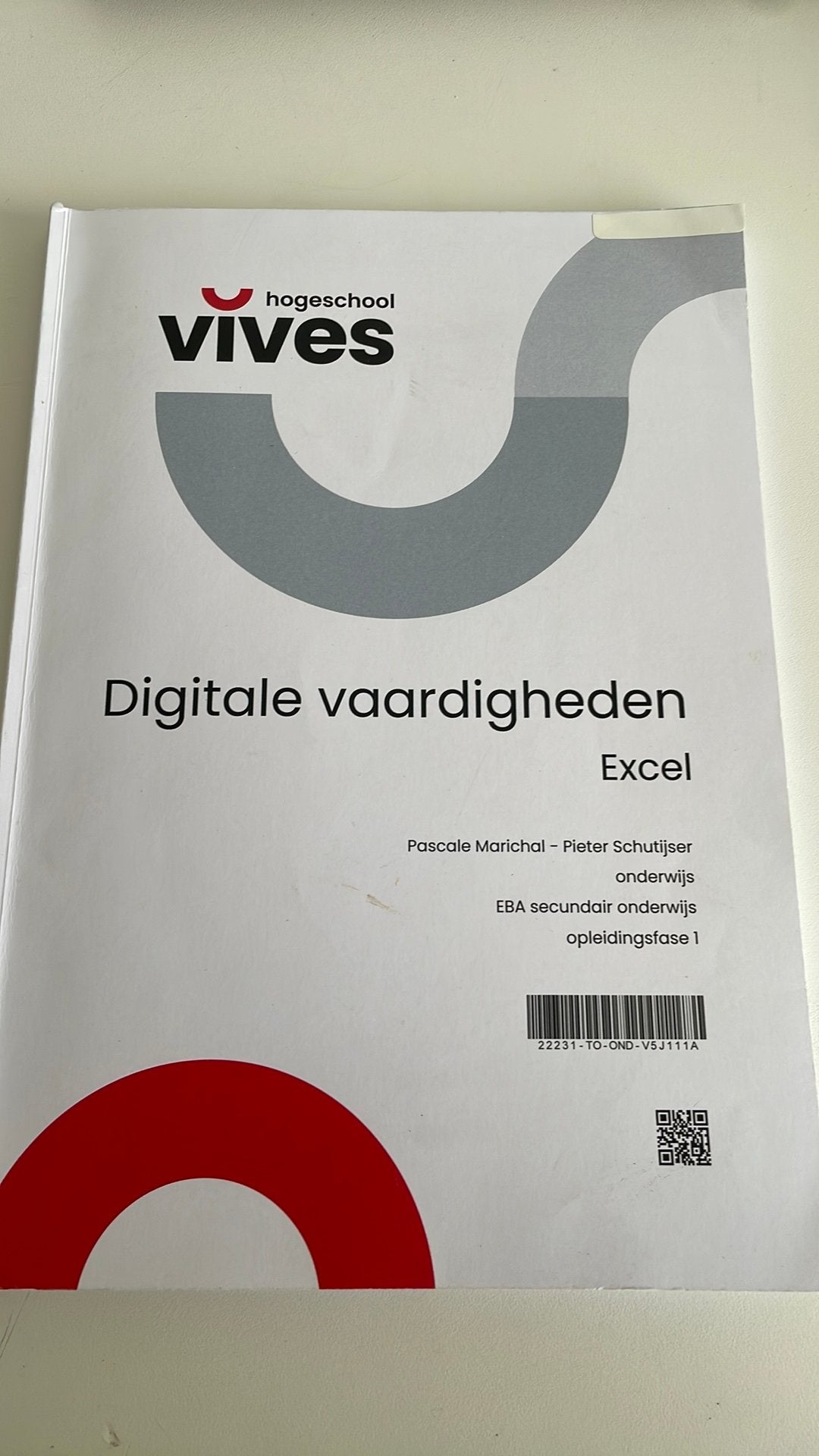 Digitale vaardigheden Excel - VIVES Hogeschool, Boeken, Ophalen of Verzenden, Gelezen, Hogeschool