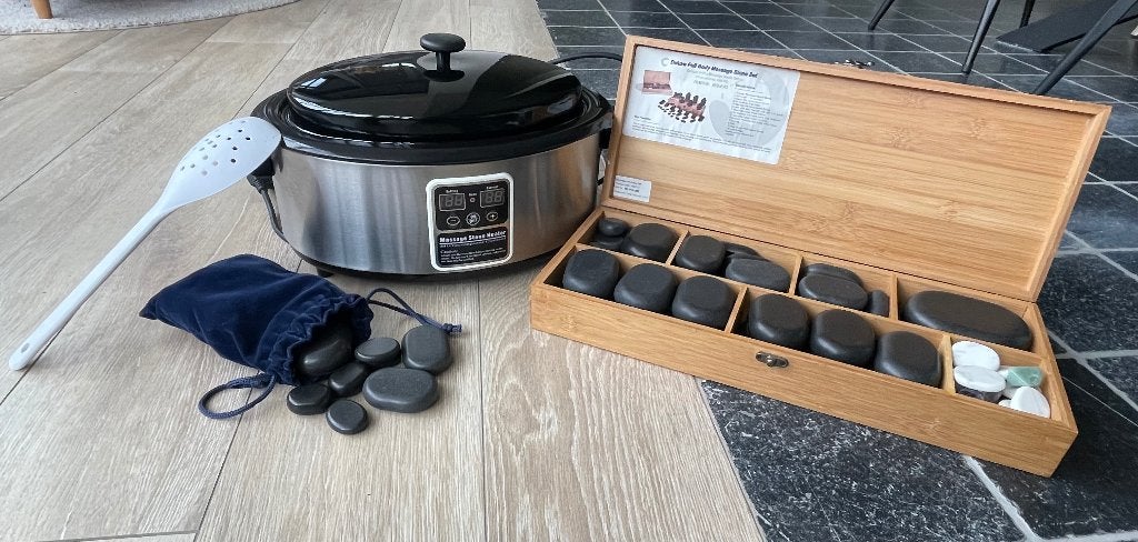 Hot Stone ketel + Hot Stones, Ophalen, Zo goed als nieuw, Hotstone
