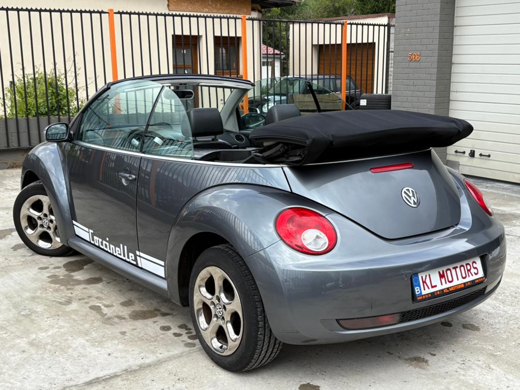 VW BEETLE CABRIOLET 1.9TDI 105CV 2007 249 000KM CARPASS, Auto's, Volkswagen, Voorwielaandrijving, Cabriolet, Leder, Bedrijf