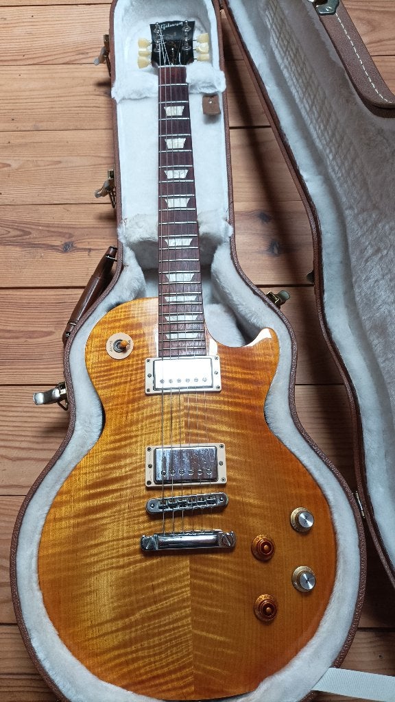 Gibson Les Paul Gary Moore signature met originele koffer, Ophalen, Zo goed als nieuw, Solid body, Gibson