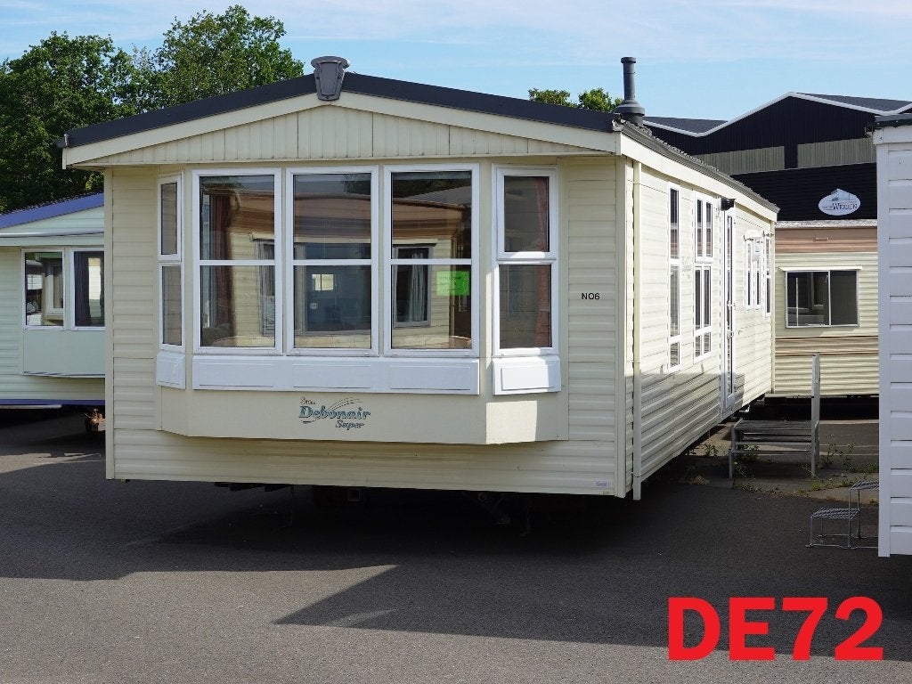 Atlas Debonair Super met 3 slaapkamers, dubbel glas en CV, Caravans en Kamperen, Stacaravans, Tot en met 6