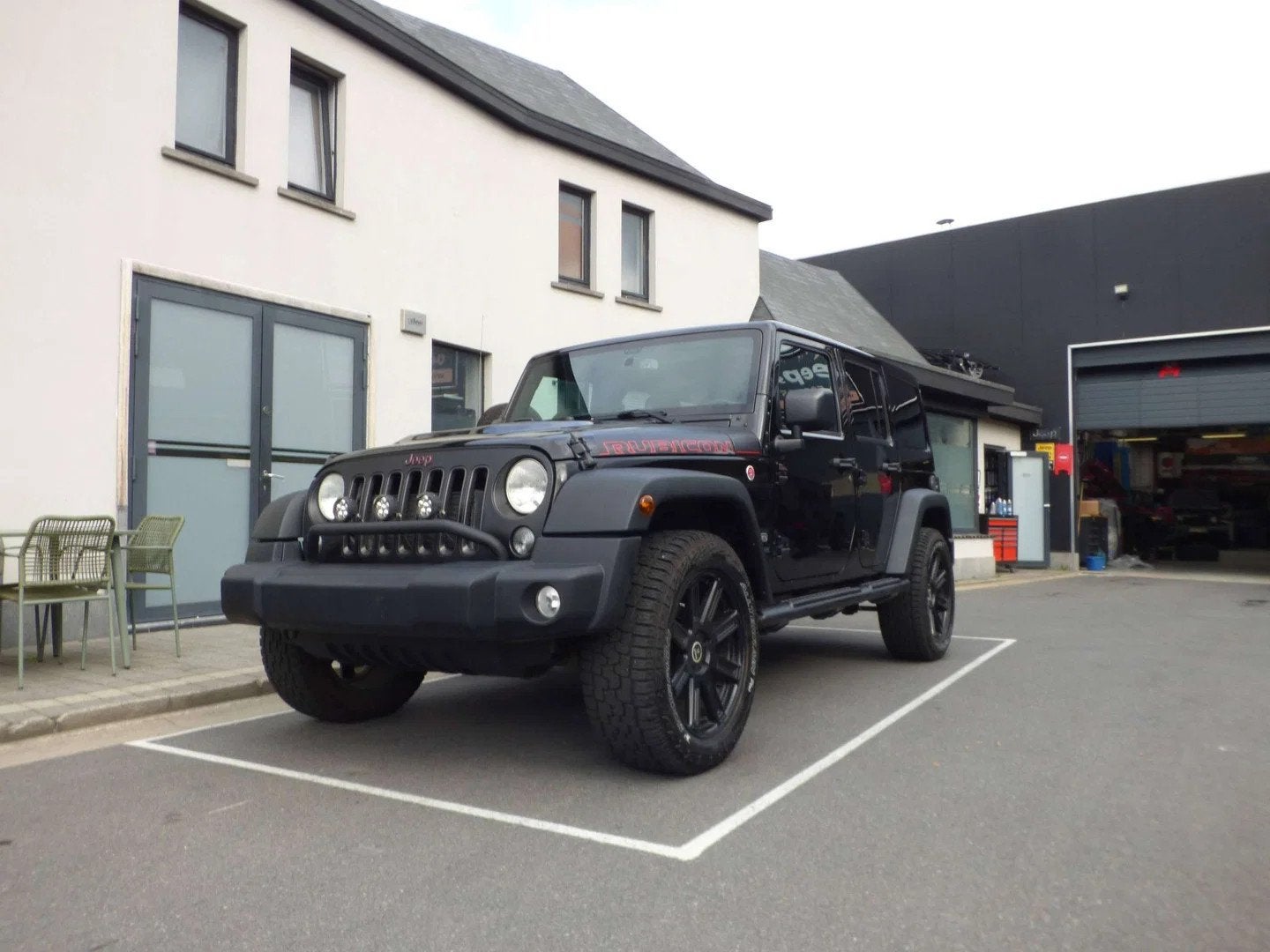 Jeep Wrangler Wrangler 2.8 CRD Rubicon Recon DPF*93000km*, Auto's, Automaat, 4 deurs, Gebruikt, Zwart