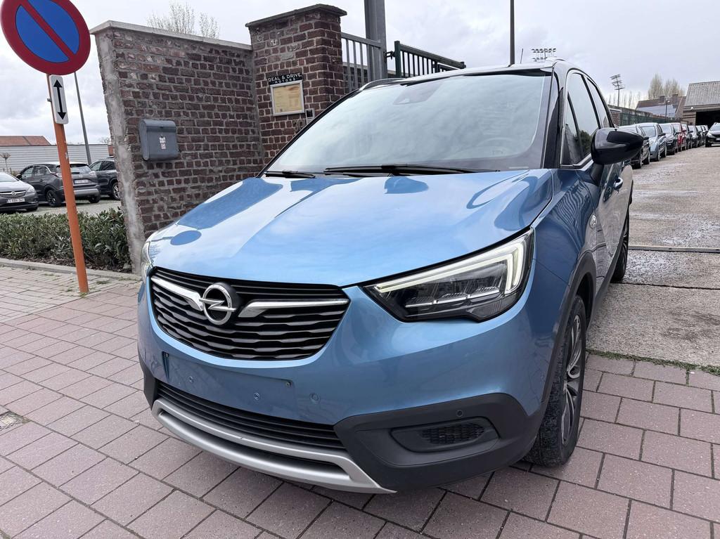Opel Crossland X 1.2 Turbo EDITION INNOVATION, Auto's, Opel, Stof, Gebruikt, Blauw, Multifunctioneel stuurwiel