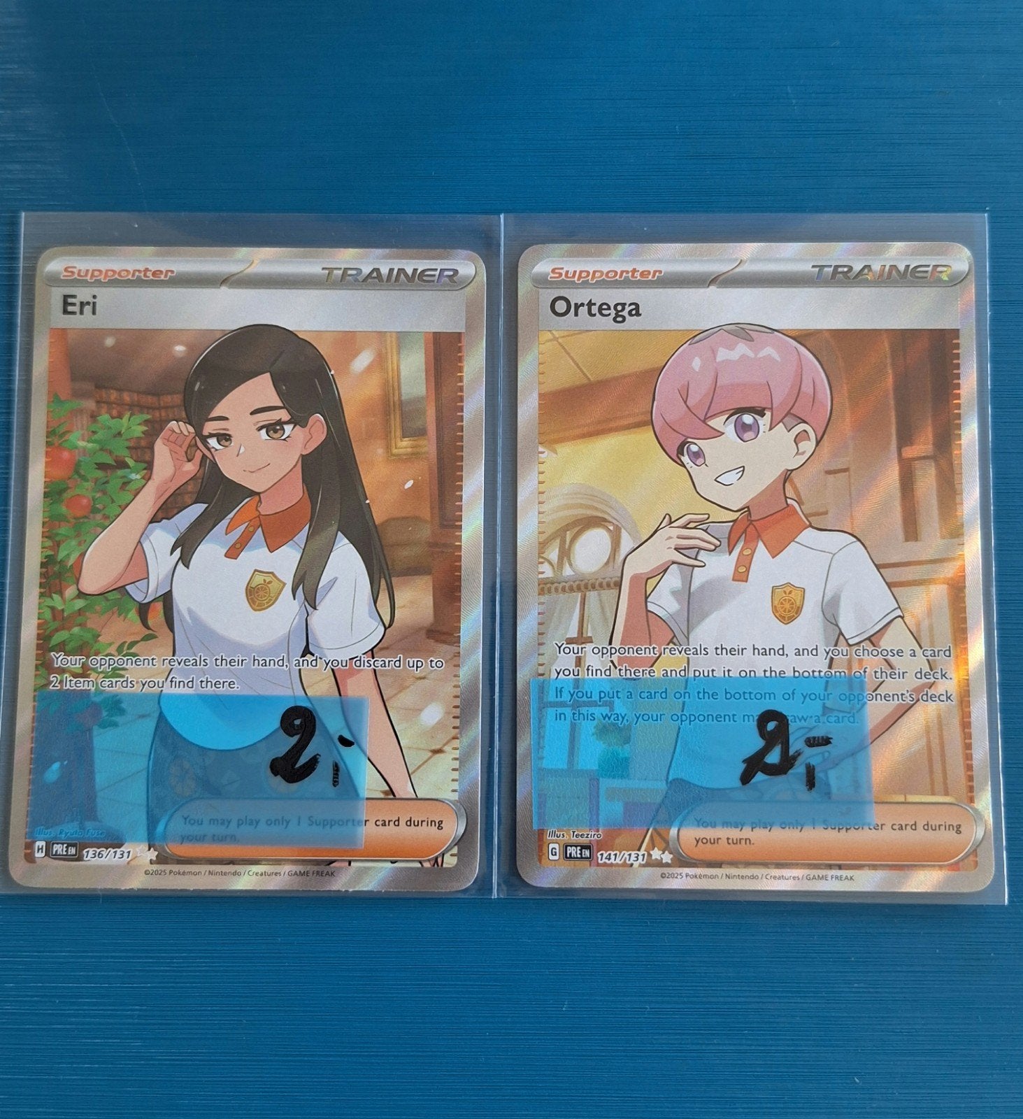 Pokemon Prismatic Evolutions, Ophalen of Verzenden, Zo goed als nieuw, Losse kaart, Foil
