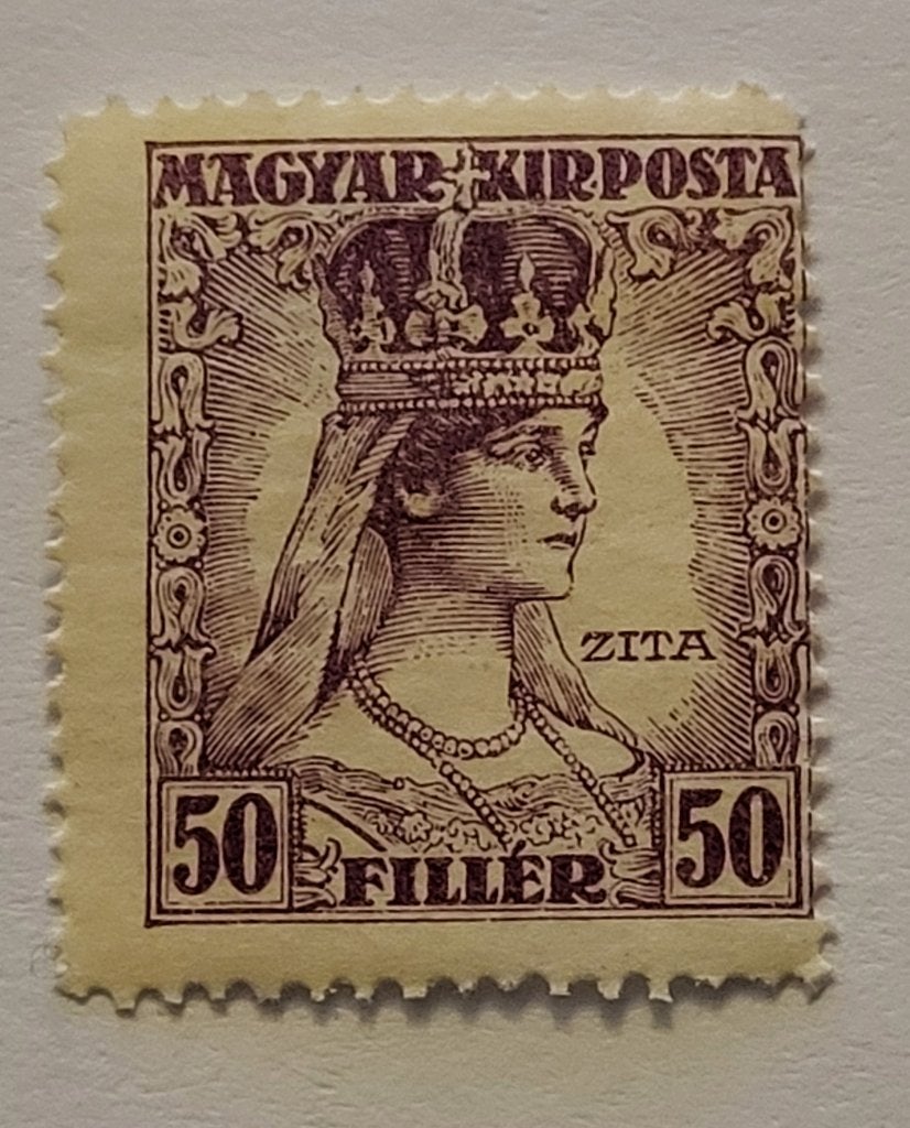 Hongarije 50 filler postzegel uit 1918, Postzegels en Munten, Ophalen