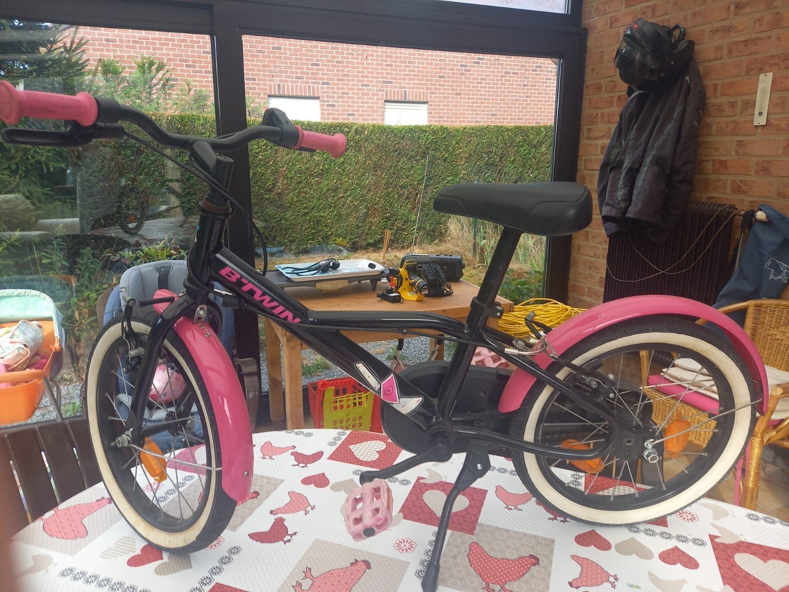 vélo pour fille, Enlèvement