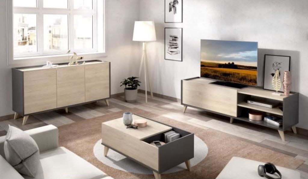 Buffet tv-meubel, set, salontafel, Huis en Inrichting, Complete eetkamers, Zo goed als nieuw, Ophalen