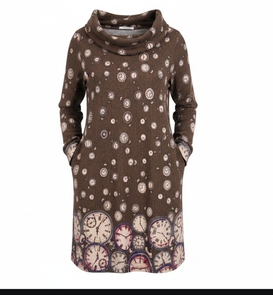LAVAND Jurk Maat L✨️✨️, Kleding | Dames, Lavand, Bruin, Maat 42/44 (L), Ophalen of Verzenden