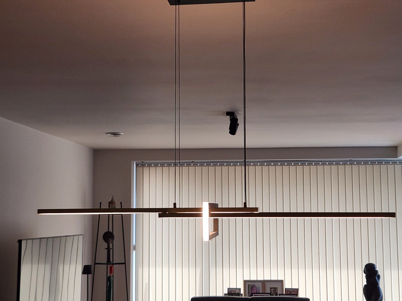 design eetkamer lamp, Huis en Inrichting, Ophalen, Zo goed als nieuw, Metaal, Design lamp