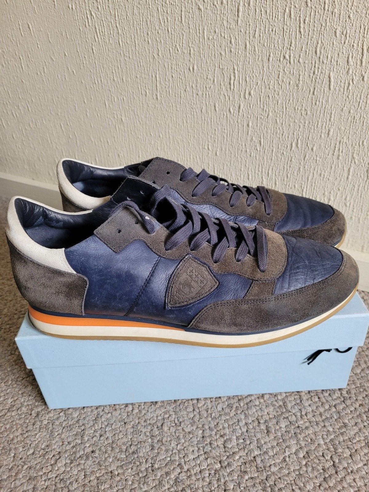Marque de baskets Philippe Model, 46, Enlèvement ou Envoi, Bleu, Baskets