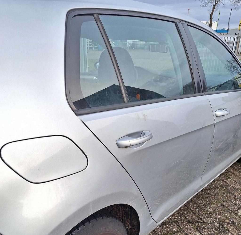 Deur Portier VW Golf 7 VII rechts achter Hatchbak kleur LA7W, Gebruikt, -, -, Ophalen of Verzenden