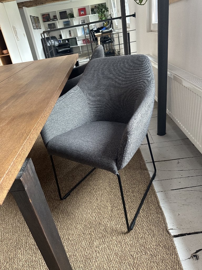 4 chaises modèle TOSSBERG (IKEA), Maison & Meubles, Chaises, Tissus, Gris, Enlèvement, Utilisé