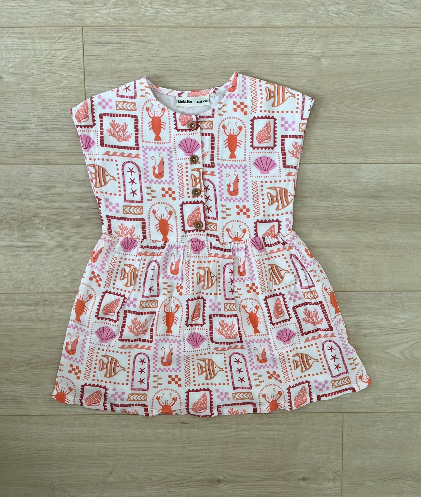 Nieuw zomer jurkje Bel&Bo maat 92, Kinderen en Baby's, Kinderkleding | Maat 92, Ophalen of Verzenden, Nieuw, Meisje, Jurk of Rok