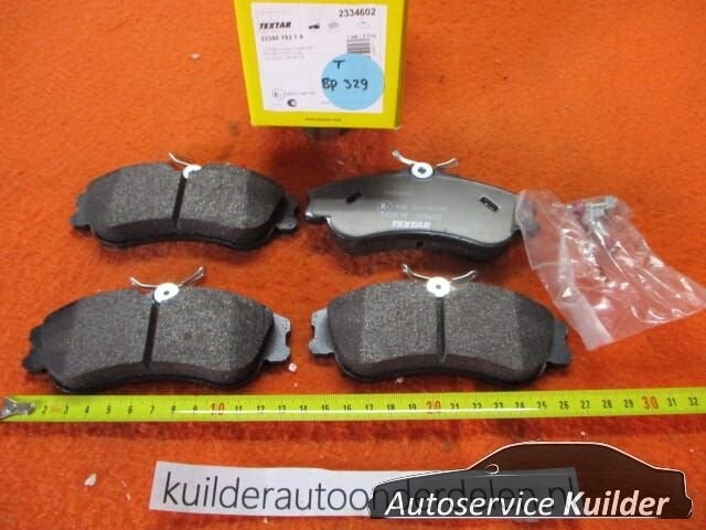 Remblokken voorzijde Citroen Berlingo Peugeot Partner Textar, Neuf, Citroën, -, -