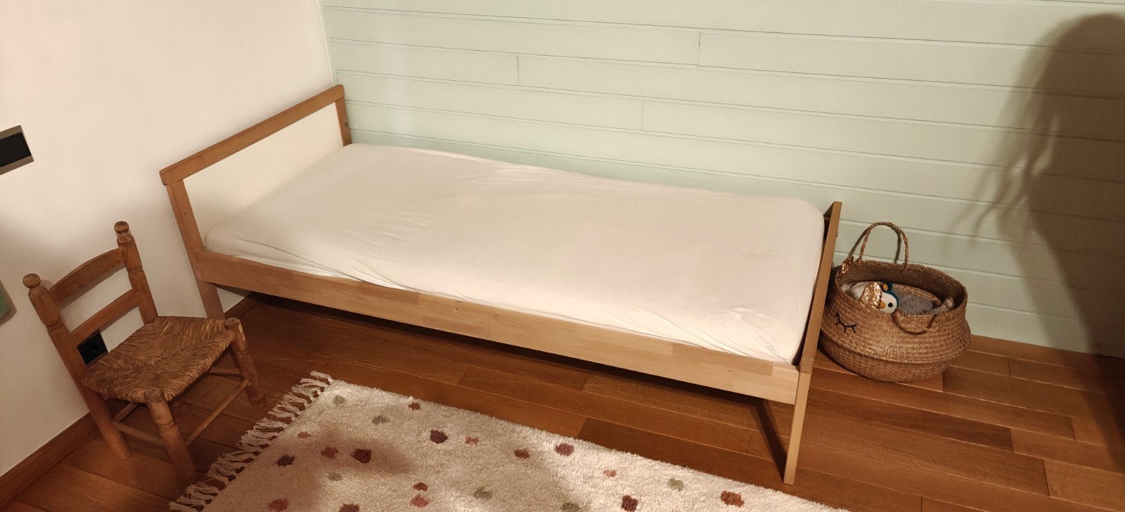 ​IKEA Peuterbed (160x70cm) incl. Matras, Topper & hoeslake, Ophalen