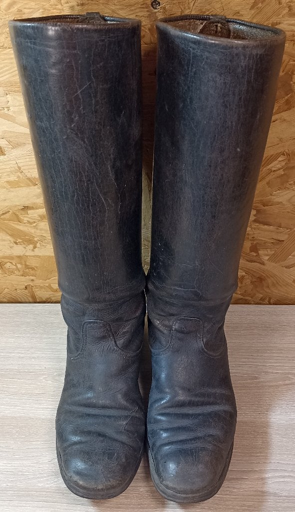 Authentiques bottes d'officier Allemand de cavalerie ww2, Verzenden, Landmacht, Kleding of Schoenen