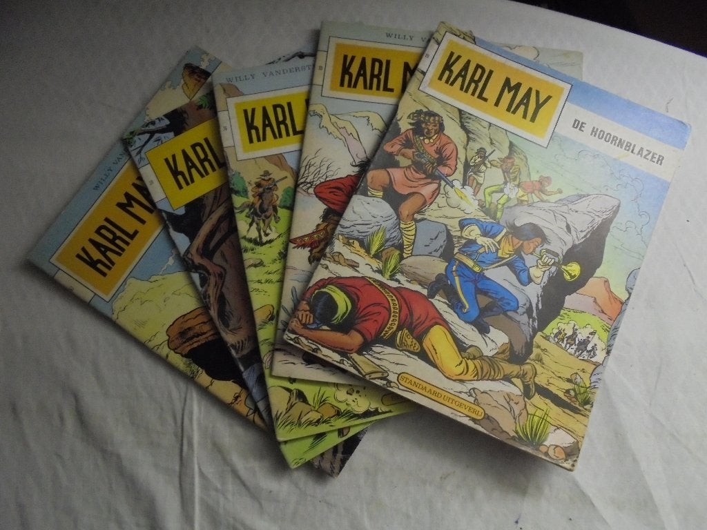 Strips Karl May, Gelezen, Willy Vandersteen, Ophalen of Verzenden, Meerdere stripboeken