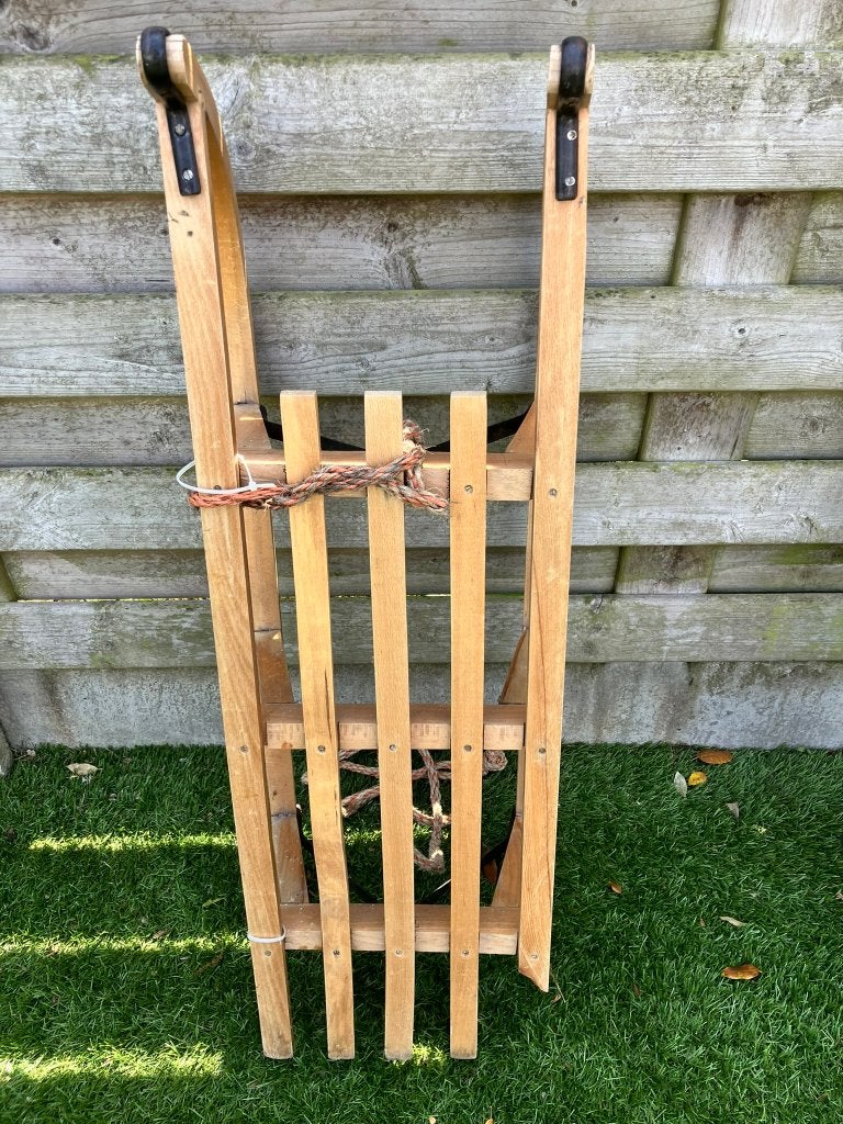 Houten slee, Kinderen en Baby's, Ophalen, Gebruikt, Hout