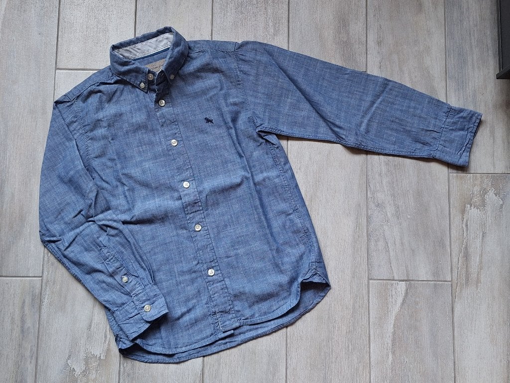 ★ M140 - Deftig hemd, Ophalen of Verzenden, Gebruikt, Jongen, Overhemd of Blouse