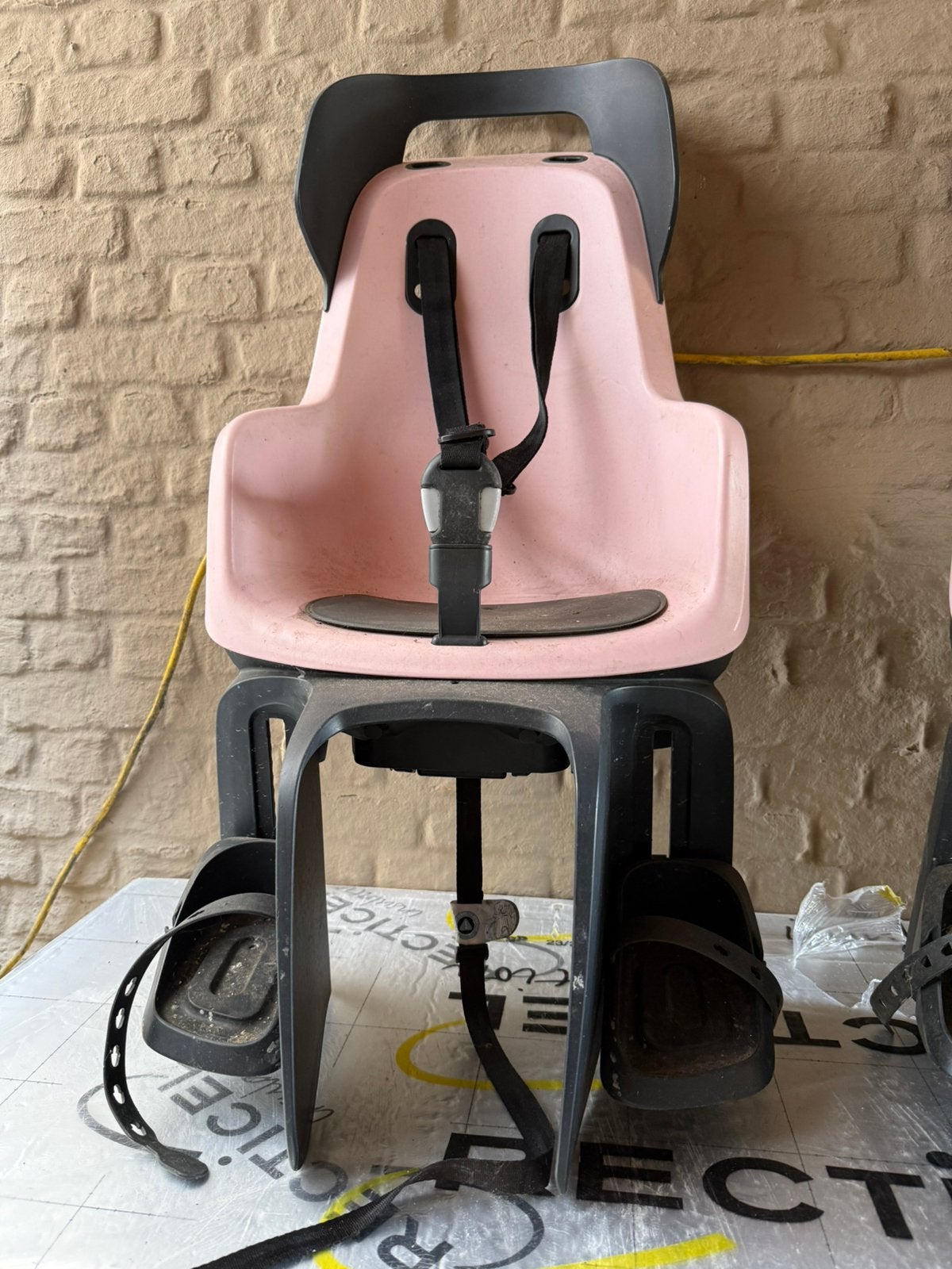 Fiets stoeltje, Ophalen, Gebruikt