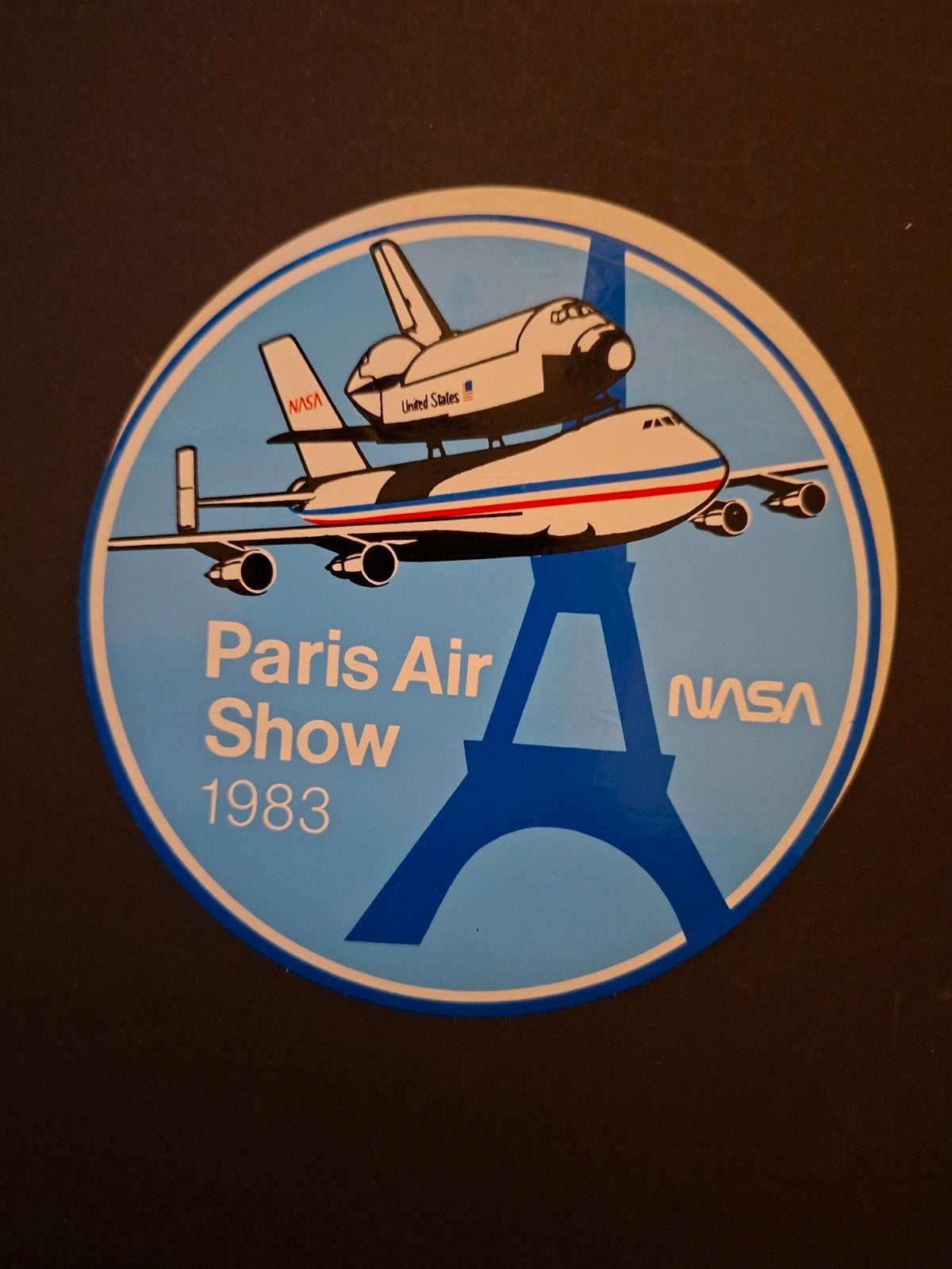 Autocollant Navette Spatiale de la NASA pour le spectacle aé, Enlèvement ou Envoi, Comme neuf, Marque