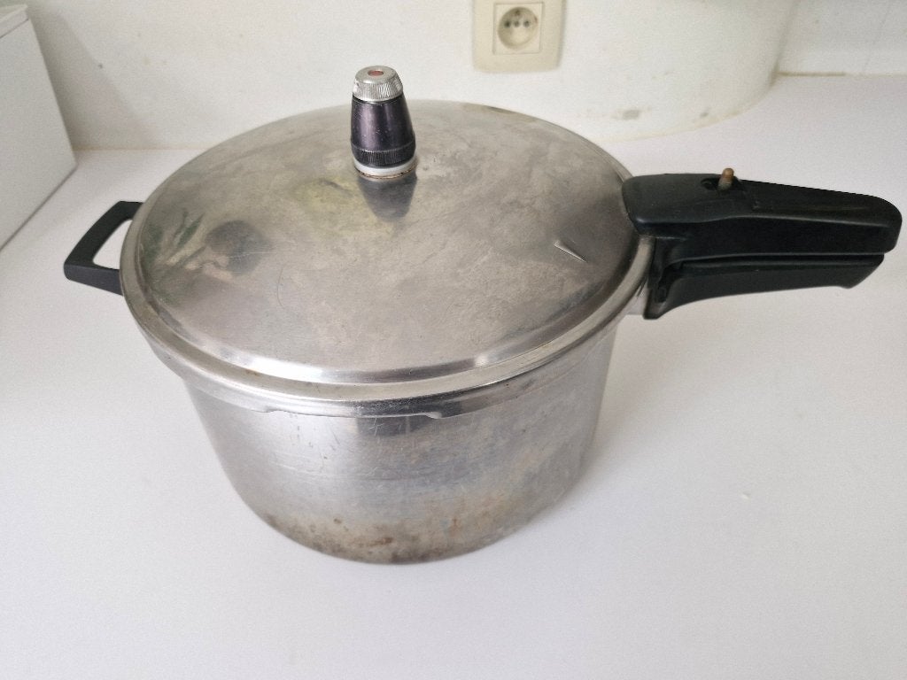 Snelkookpan Demeyere, Ophalen, Snelkookpan, Demeyere, Gebruikt