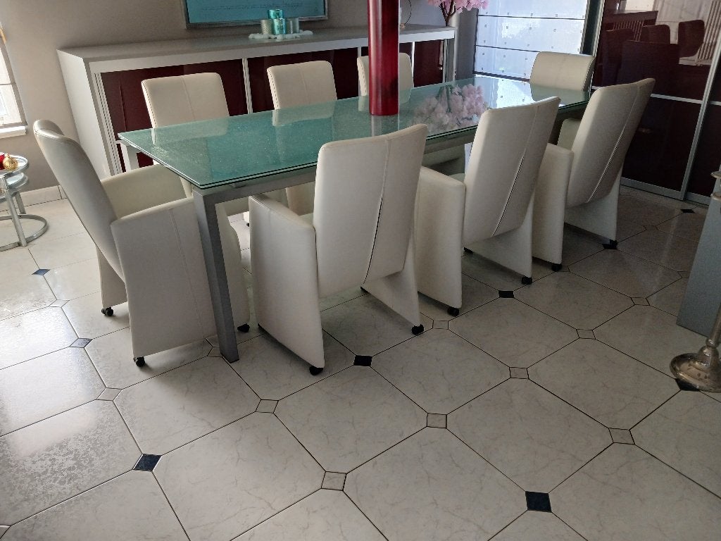 Eetkamerstoelen, Comme neuf, Enlèvement, Cinq, Six Chaises ou plus, Blanc