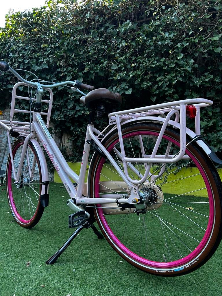 Roze omafiets van Gazelle, Enlèvement, Utilisé, Gazelle, Accès (extra) bas