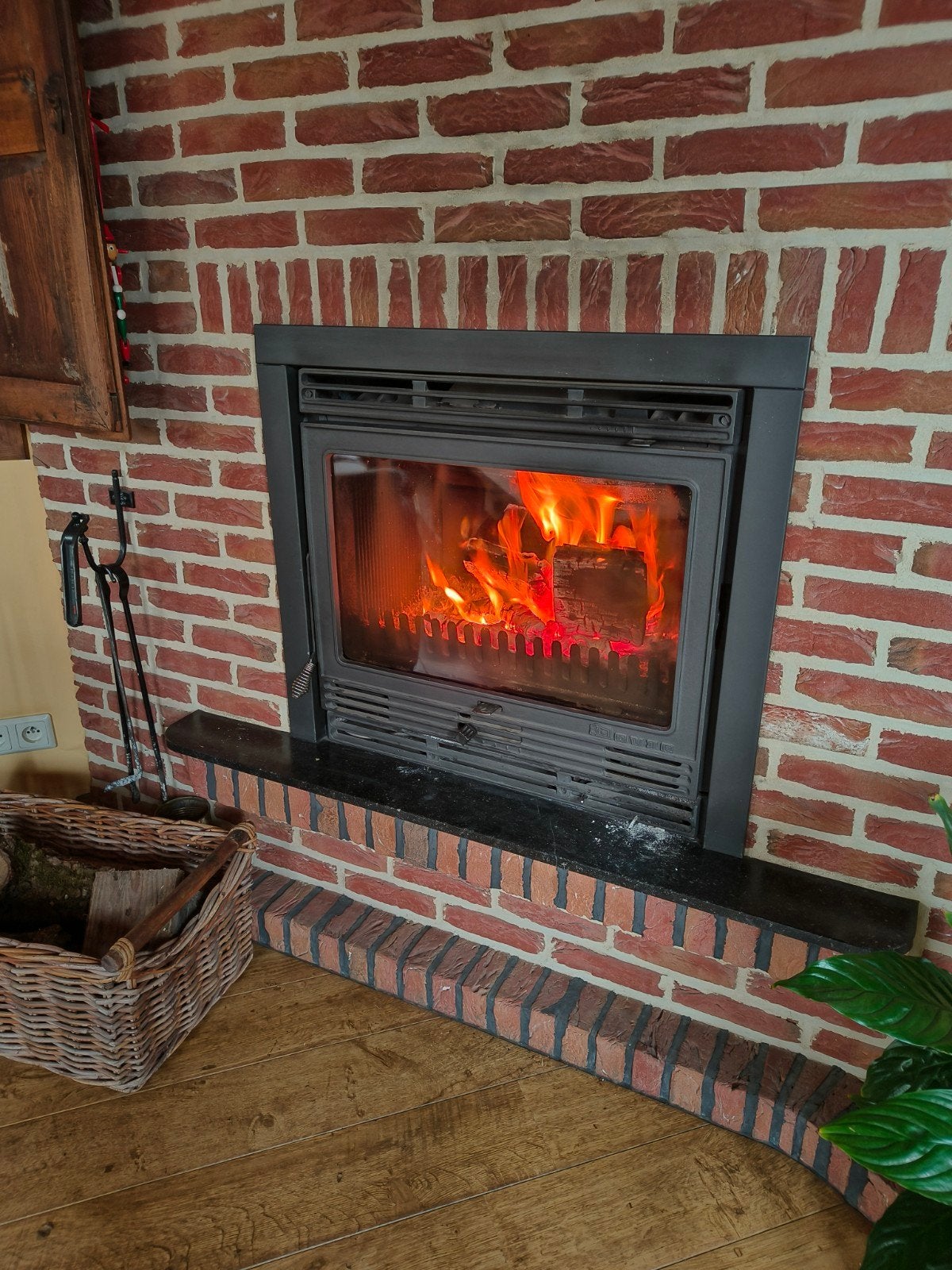houtkachel, Huis en Inrichting, Ophalen, Gebruikt, Inbouwhaard, Houthaard