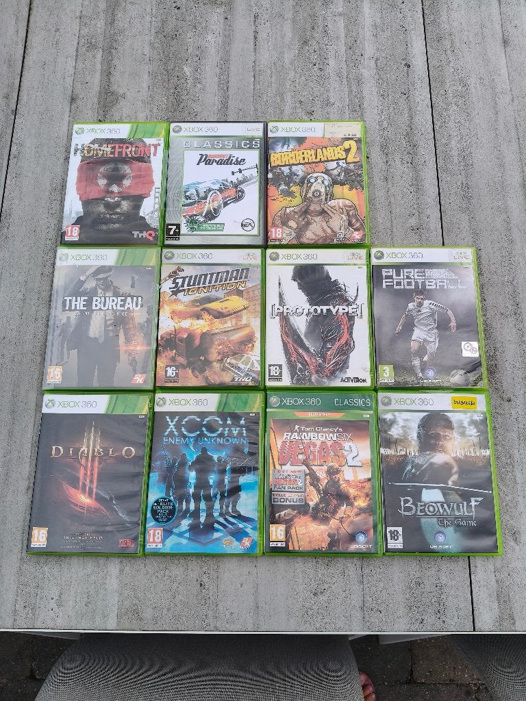 belle collection de 11 jeux Xbox 360, Enlèvement ou Envoi, Un ordinateur, 1 joueur, Aventure et Action
