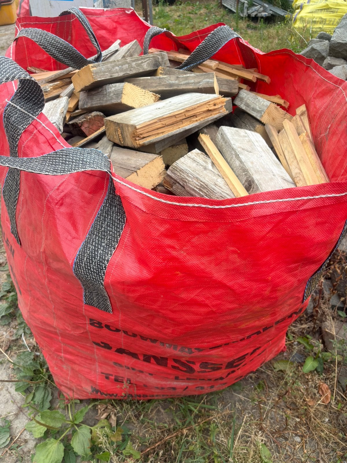 Brandhout stookhout in big bags, Ophalen