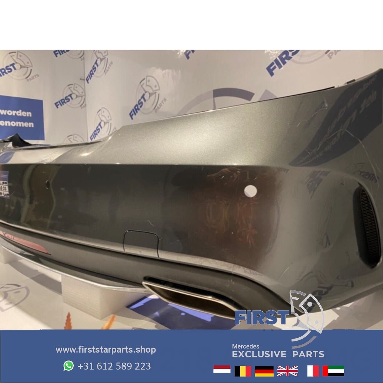 W218 CLS AMG ACHTERBUMPER COMPLEET 2011-2017 origineel Merce, Arrière, Utilisé, -, -