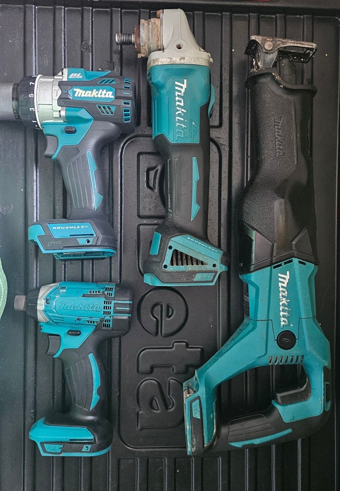 lot Makita accu machines, Ophalen, Gebruikt, Accu, Muurfrees