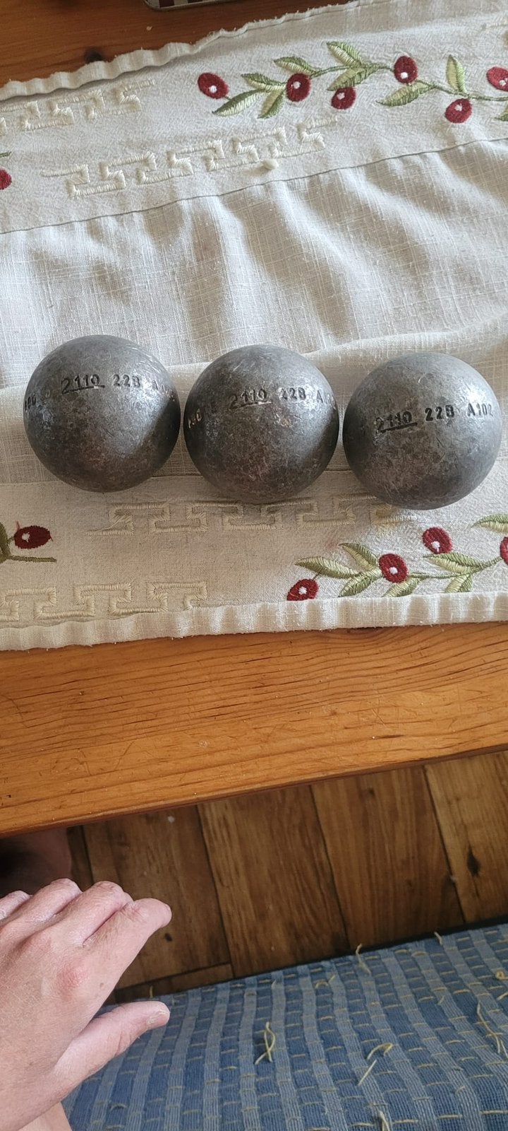 PETANQUEBALLEN MS 2110 75/690, Ophalen