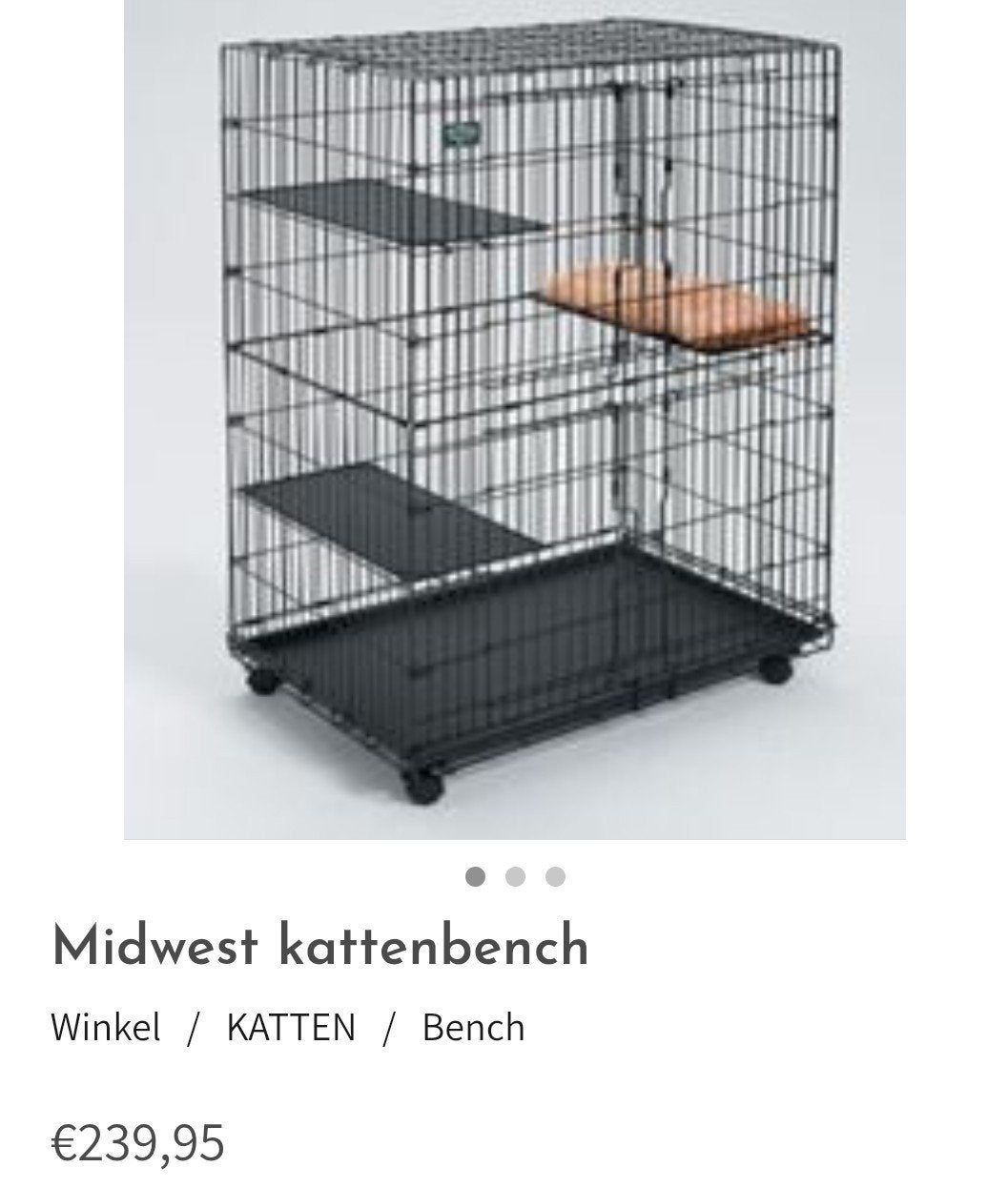 Kattenbench, Dieren en Toebehoren, Ophalen