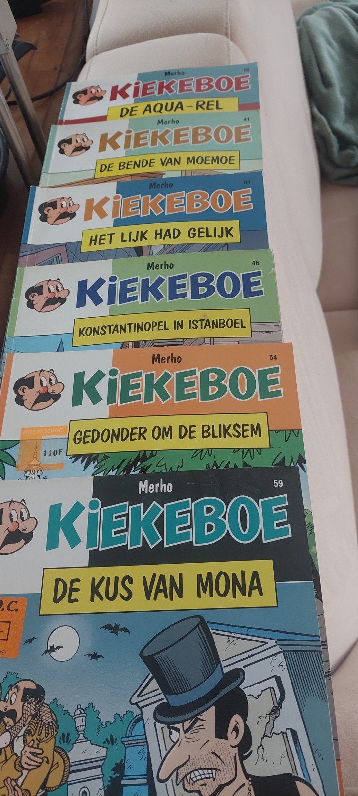 Kiekeboe lot strips   nieuwstaat, Ophalen of Verzenden