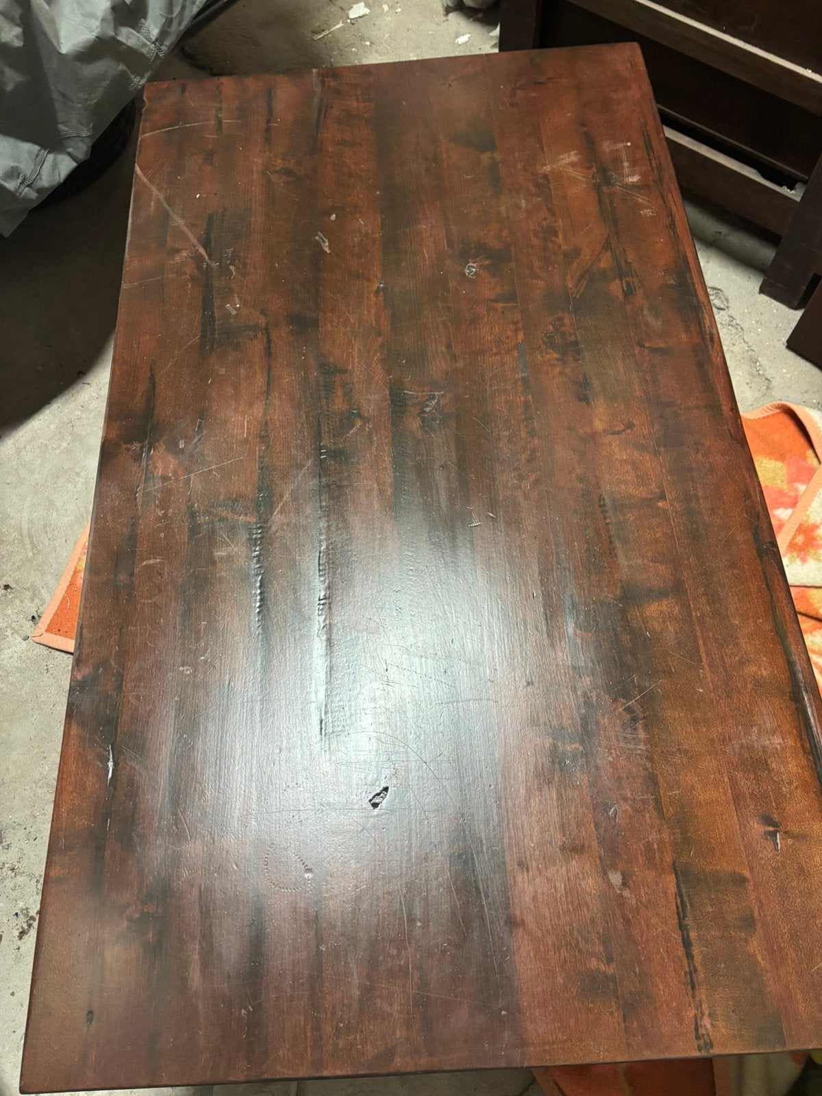 GROTE ZWEEDSE SALONTAFEL TEAK, Huis en Inrichting, Ophalen, Gebruikt