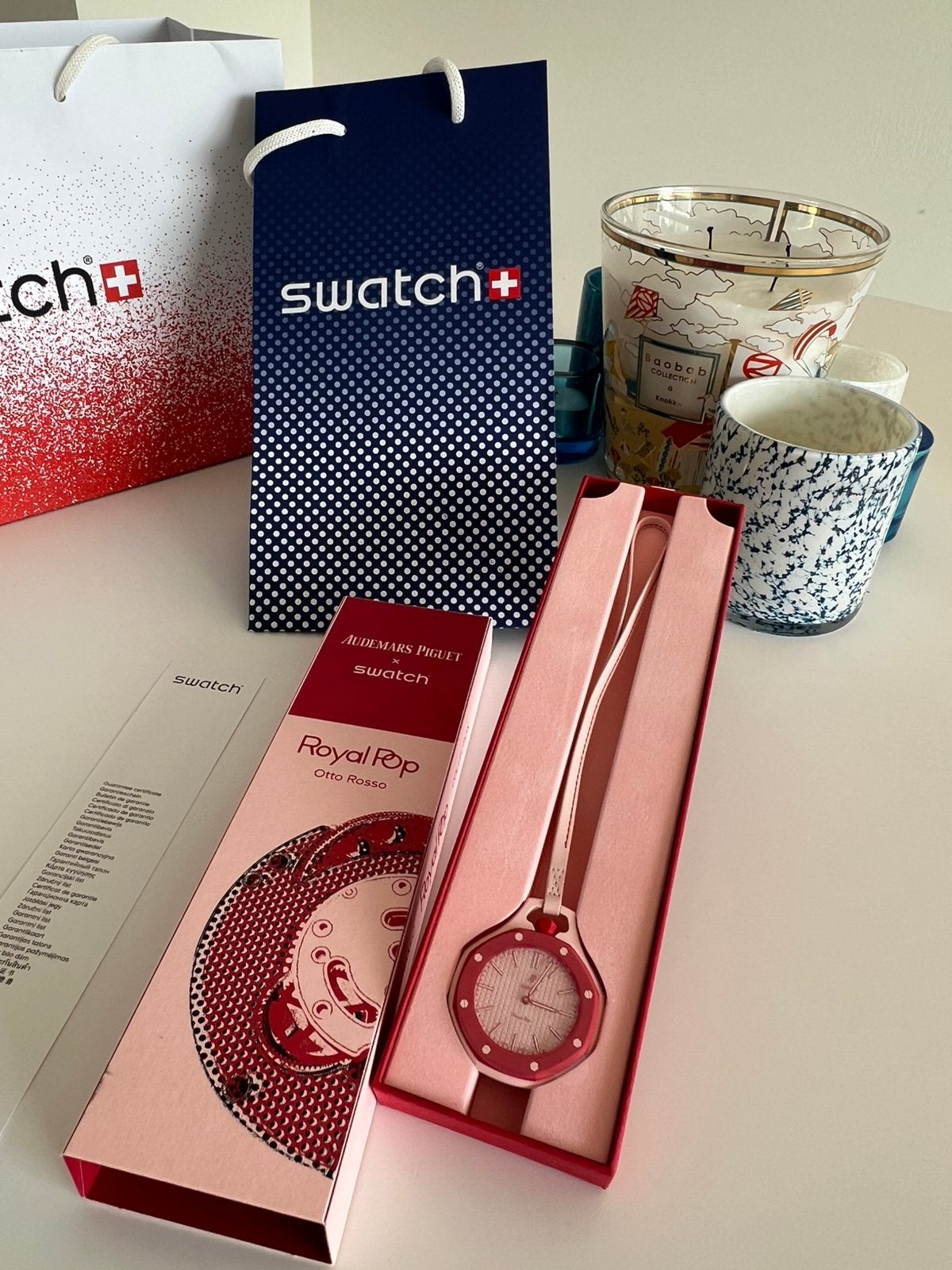 Swatch api otto rosso, Handtassen en Accessoires, Ophalen of Verzenden, Zo goed als nieuw, Swatch