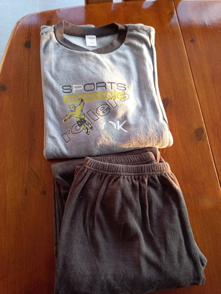 pyama badstof maat 176, Kinderen en Baby's, Kinderkleding | Maat 176, Ophalen, Nieuw, Jongen, Nacht- of Onderkleding