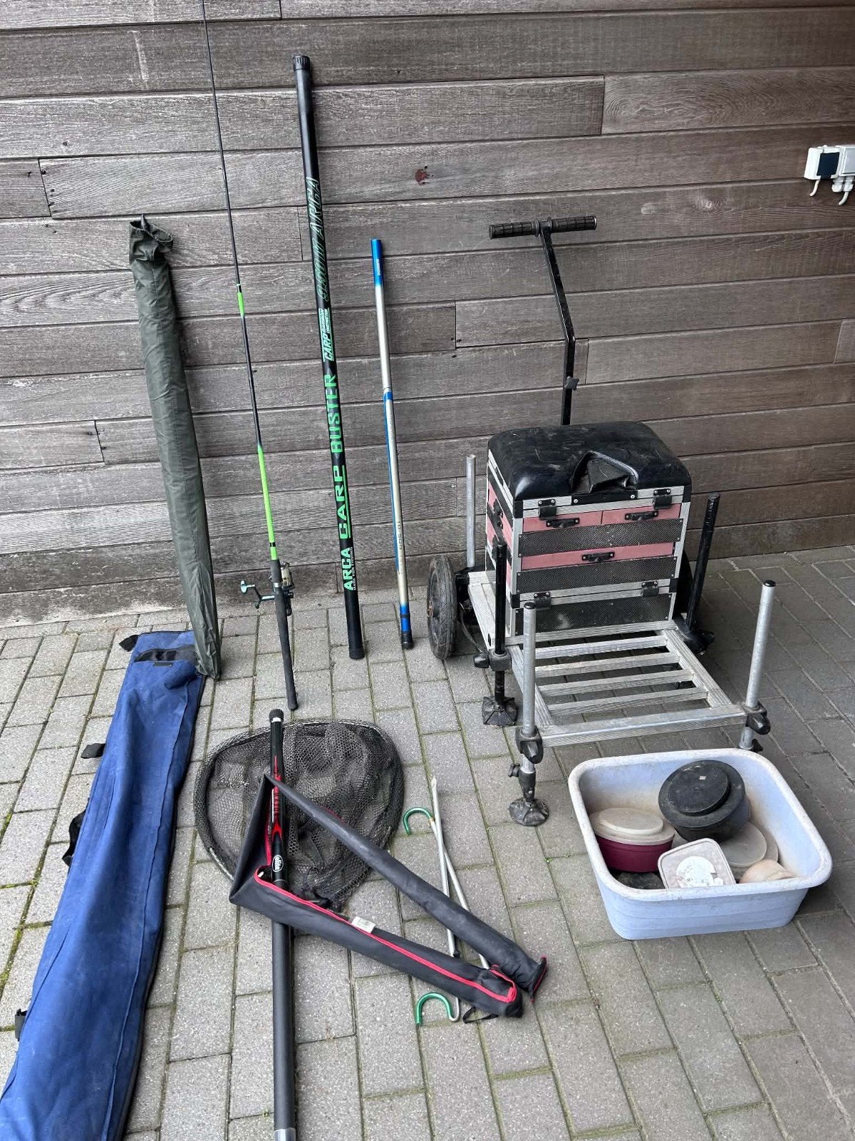 visgerief, Ophalen