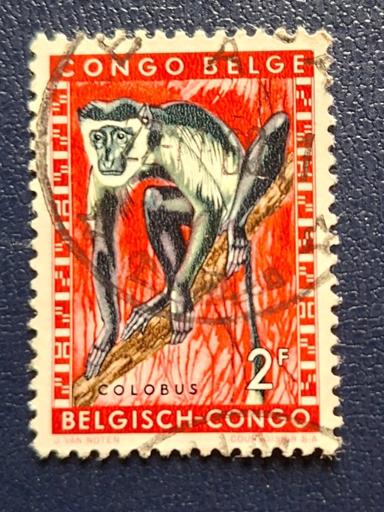 Postzegel Belgisch Congo OBP 356, Postzegels en Munten, Ophalen of Verzenden, Gestempeld, Gestempeld