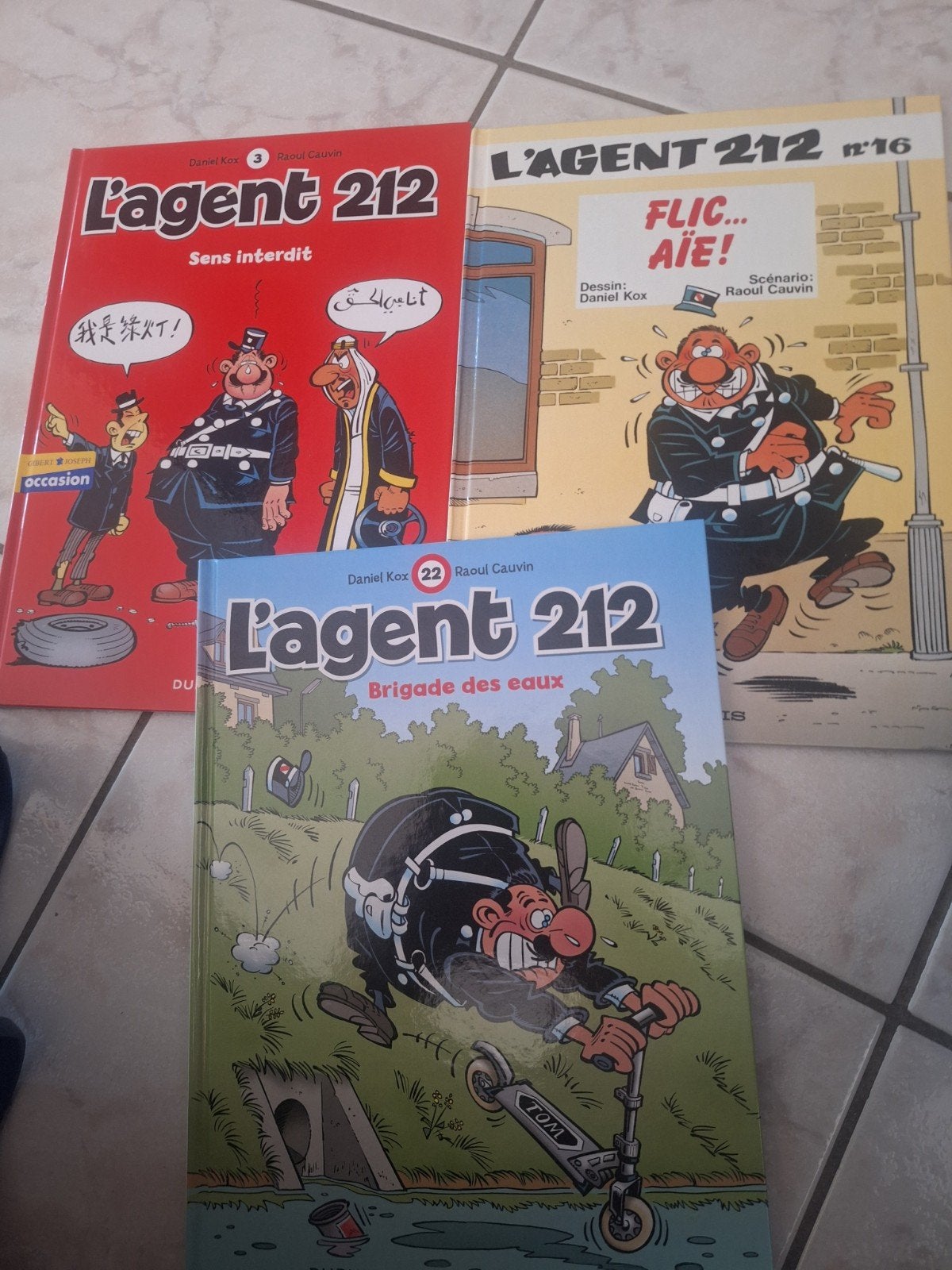 Lot de 3 Bd L'Agent 212 3,16,22 pour 12€, Une BD, Enlèvement, Comme neuf