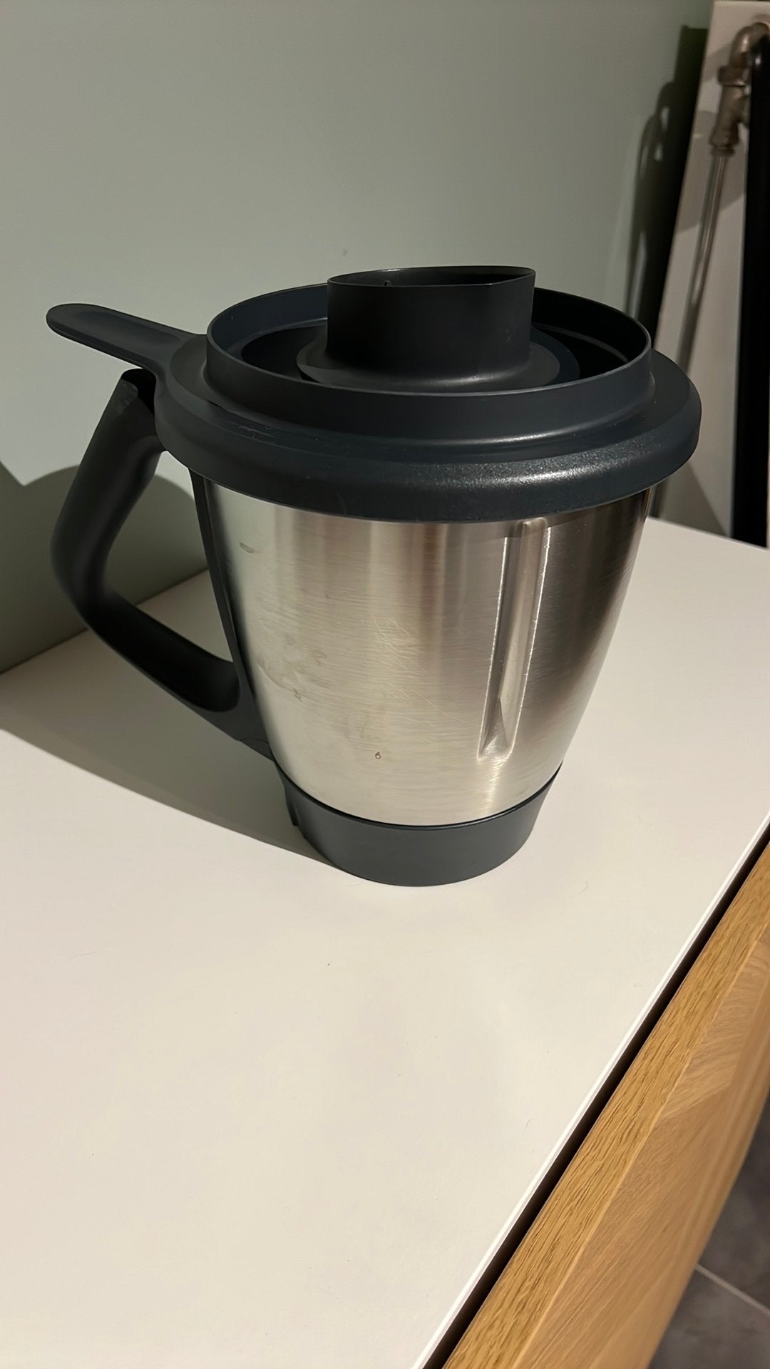 Thermomix mengbeker, Ophalen, Gebruikt