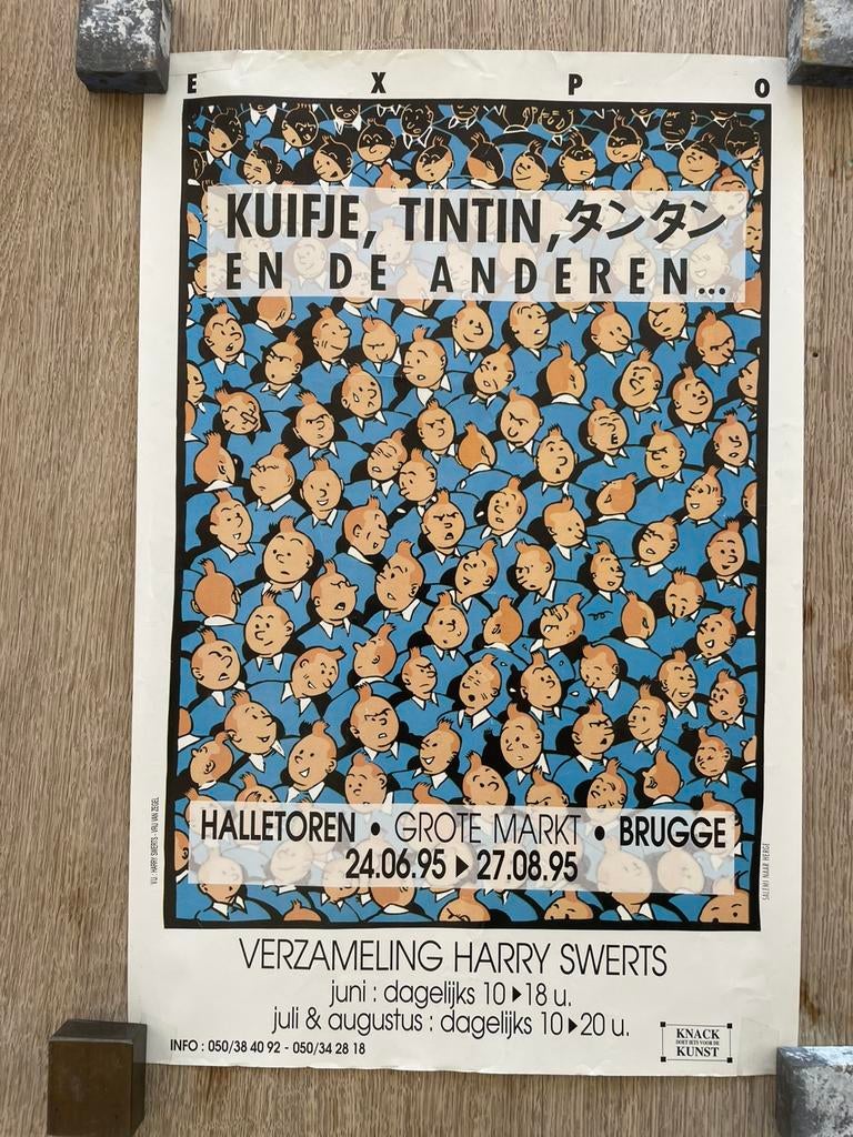 Kuifje - Hergé Brugge 1995, Enlèvement ou Envoi, Utilisé