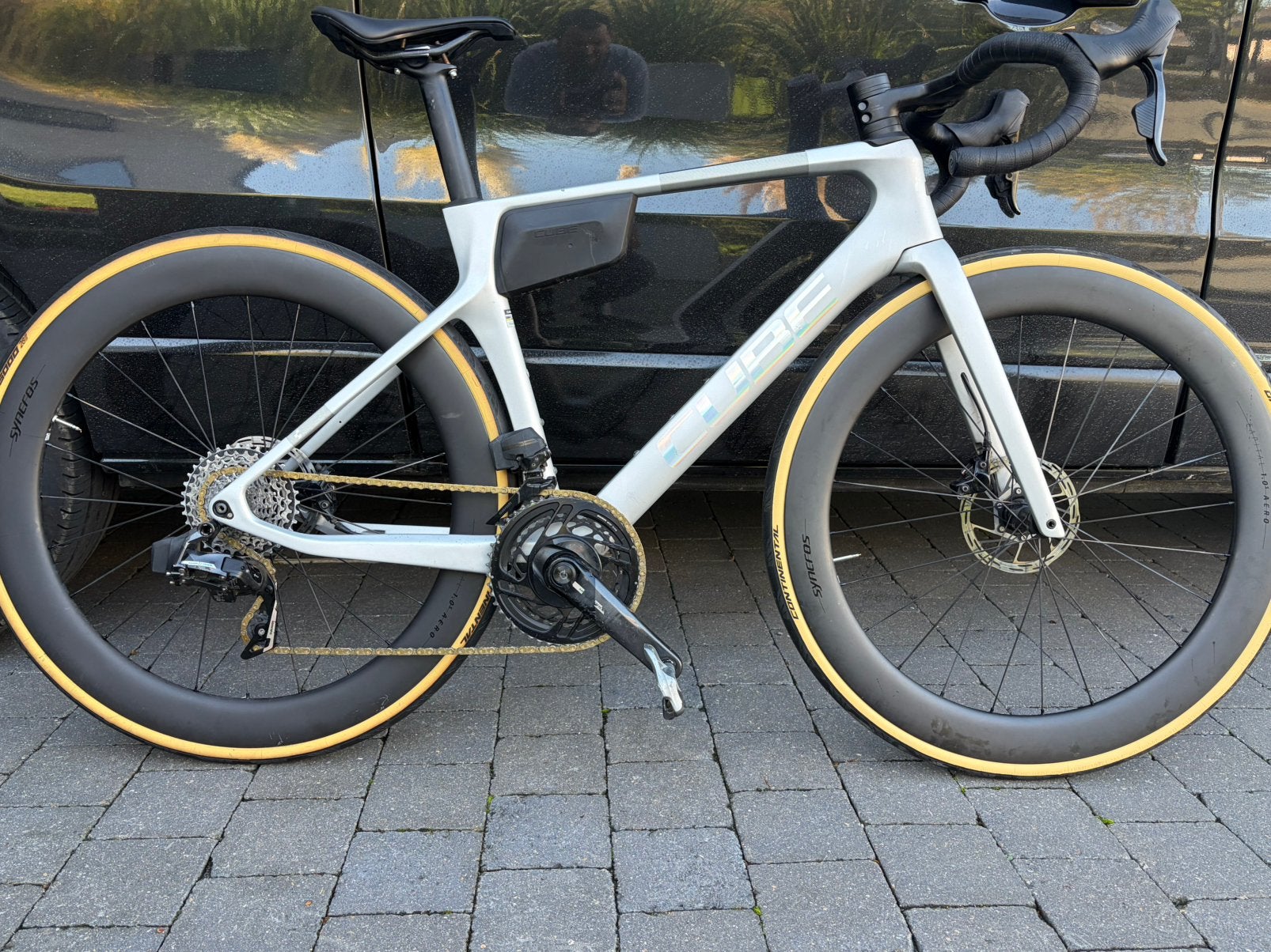 Cube agree slt, Gebruikt, Carbon, Heren, 49 tot 53 cm