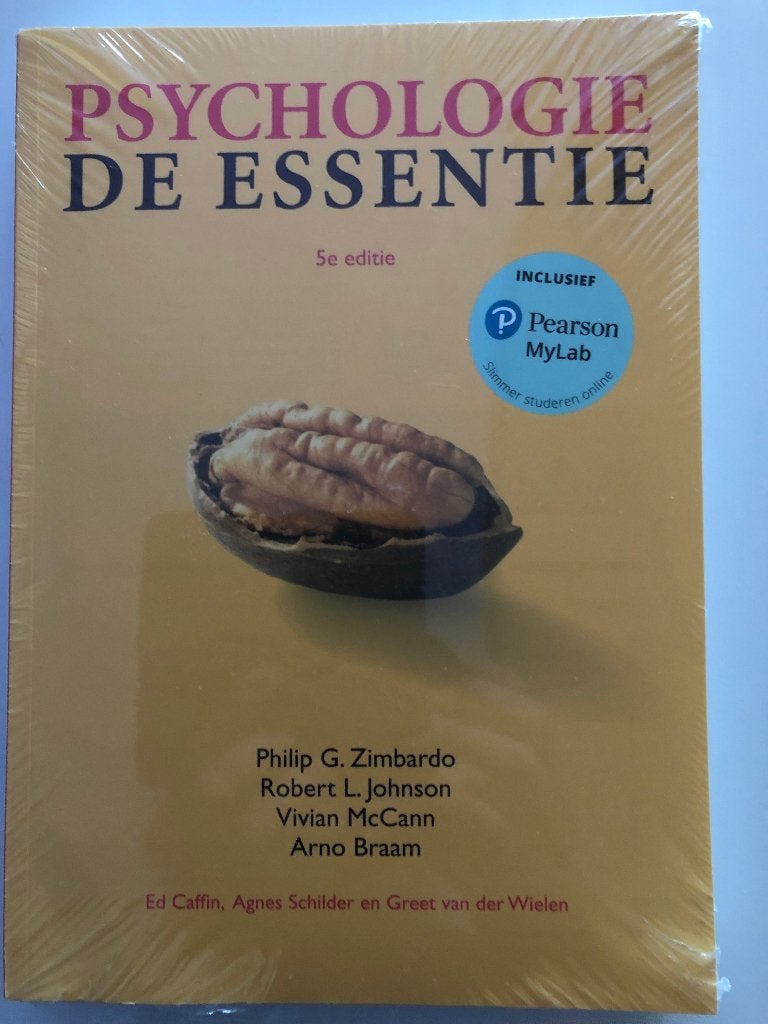 Psychologie : De essentie (5e editie) + MyLab code., Enlèvement ou Envoi, Neuf, Autres matières, Pearson