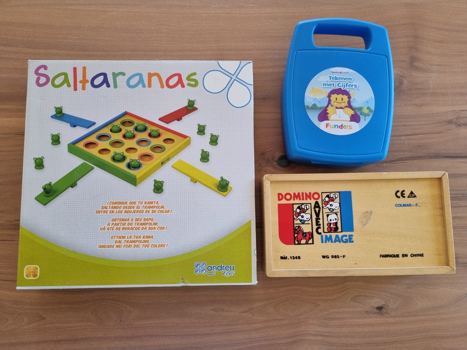 set 3 gezelschapsspelletjes, Ophalen, Gebruikt