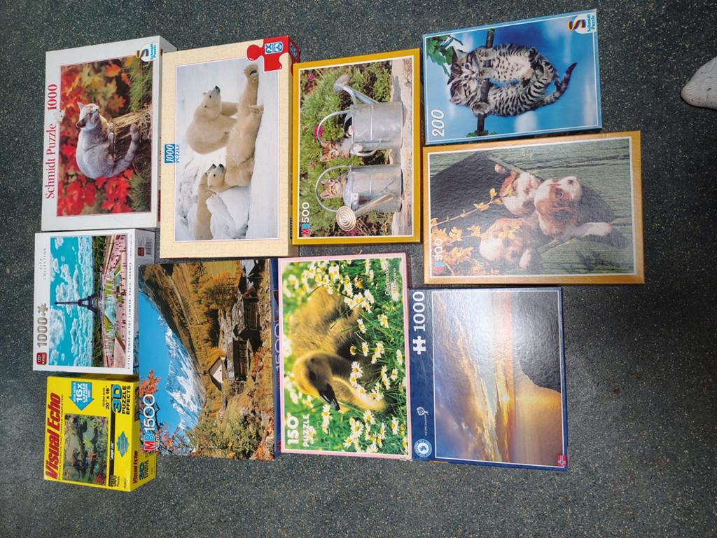 Allerlei puzzels, Ophalen