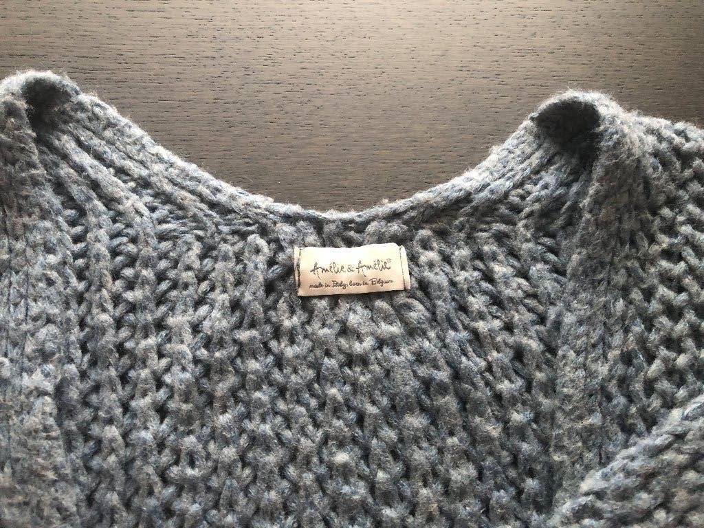Dames gilet, Maat 38/40 (M), Blauw, AMELIE & AMELIE, Nieuw